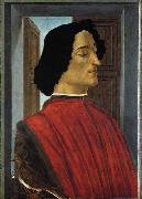 Portrait of Giuliano de Medici BOTTICELLI, Sandro